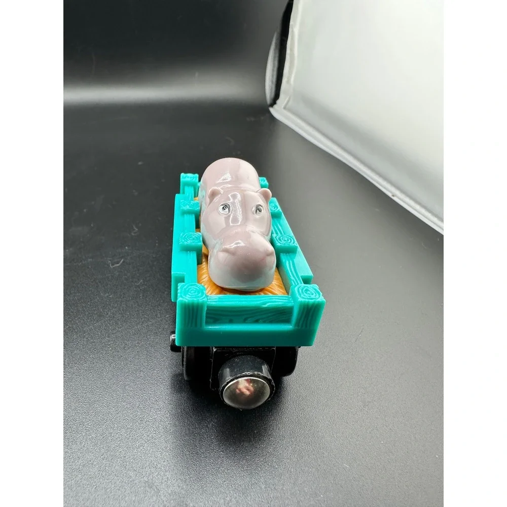 Thomas & Friends Wooden Railway‎ Hippo Car Sodor Zoo Learning Curve 2003 Teal